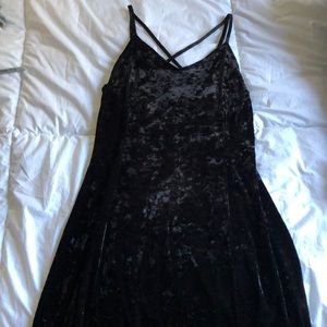 Mini black dress